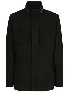 Куртка с высоким воротником Giuseppe Zanotti, черный