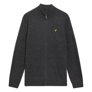 Свитер Lyle & Scott KN2102VC с полной застежкой-молнией, серый