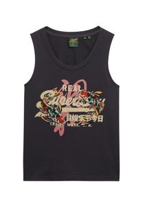 Топ Superdry Tokyo, темно-серый