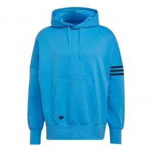 Худи Men's adidas originals Solid Color Logo Drawstring Hooded Pullover Long Sleeves Blue HM1872