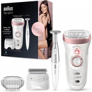 Silk-Epil 9 9/980 Senso Smart Эпилятор Бритва для лица Щетка-триммер Набор, Braun