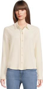 Женская рубашка с воротником на пуговицах Lilla P, Ecru