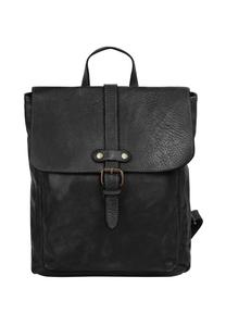 Рюкзак из натуральной кожи, производство Италия Samantha Look, черный