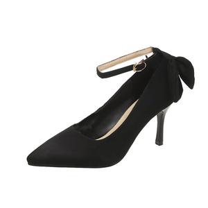 Женские туфли на тонком каблуке и высоком каблуке Dawei's house, Black