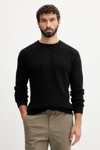 Свитер из смесовой шерсти Lindbergh, черный