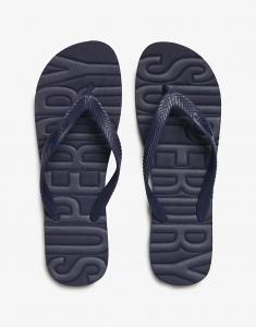 Вьетнамки с логотипом Superdry Core в насыщенном темно-синем цвете