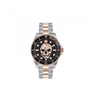 Браслет The $kull Diver PWOAA0822 PHILIPP PLEIN, черный циферблат