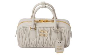 Miu Miu Женская сумка Arcadie Series из мягкой овечьей кожи, белая