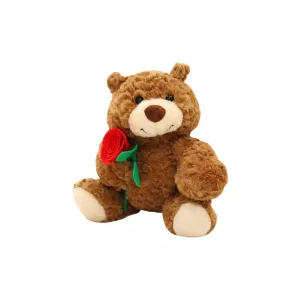 Милый плюшевый мишка роза, высота 24 см PUDOWRABBIT