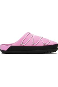 Moon Boot Розовые мягкие лоферы-тапочки