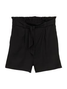 Свободные брюки со складками спереди TOM TAILOR DENIM, черный