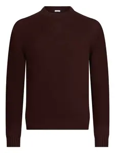 Свитер с круглым вырезом Malo, коричневый