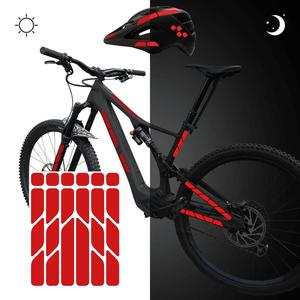 RIESEL DESIGN светоотражающие наклейки, велосипедный шлем, светоотражающая пленка для горного велосипеда для безопасности