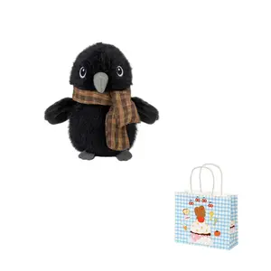 Очаровательные лечебные плюшевые куклы гиацинтовый ара воробей подвеска высота 12см Dolls and bears dance