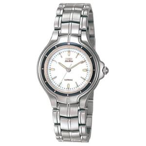 CITIZEN Солнечные кварцевые часы на стальном браслете 28 мм женские часы белый циферблат