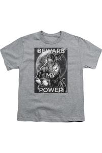 Футболка DC Comics Power с коротким рукавом для детей Gildan, Athletic Heather