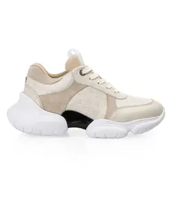 Кроссовки для бега с леопардовым принтом Marc Cain, белый