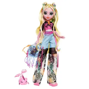 Детская кукла Monster High Refresh Core Lagoona doll, розовый