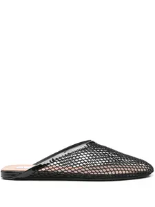 Мюли на плоской подошве Alaïa, черный