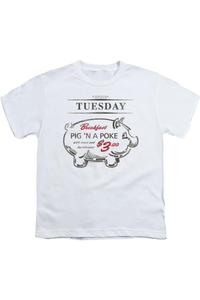 Футболка с коротким рукавом для детей Supernatural Pig N Poke Gildan, белый