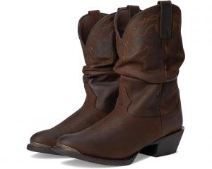 Женские ковбойские сапоги Laredo Lazy River короткие с вышивкой, коричневый