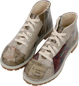 Ботинки DOGO ShortCut для женщин - веганская кожа и ручная работа, ботильоны для женщин, I Watch And Judge