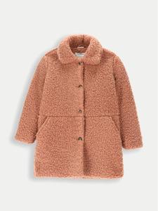 Меховое пальто regular fit ZC4153102RGJ Coccodrillo, коричневый