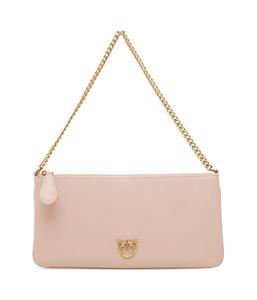 Клатч женский Pinko на цепочке, розовый