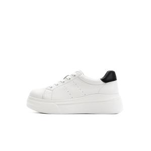 HARSON Женские противоскользящие лоу-топы для скейтбординга бело-черные, цвет White Black