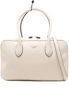 Сумка-тоут с логотипом Twinset, нейтральный