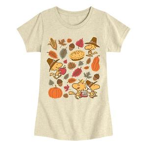 Футболка с принтом Peanuts Woodstock Thanksgiving для девочек 7-16 Licensed Character