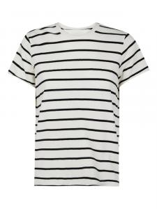 Полосатая футболка Labo Art, белый