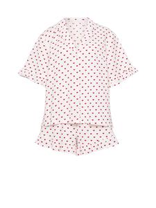 Lindex Короткий пижамный комплект в красном цвете