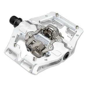 Педали Leatt Gravity 6.0 Clip-in 110x88mm, серебряный