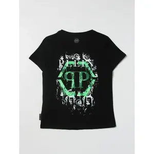 Черная футболка с логотипом Philipp Plein, черный