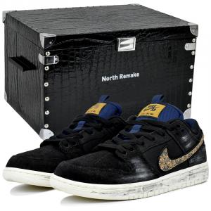 Dunk SB устойчивые к истиранию низкие кроссовки для скейтбординга унисекс Nike, Night Floral Print-Gift Box 4