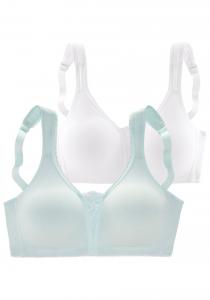 Бюстгальтер-минимайзер PETITE FLEUR, синий/голубой/белый