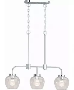 Подвесная люстра Aria на 3 лампы Volume Lighting, silver
