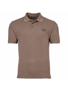 Футболка поло Emporio Armani, коричневый