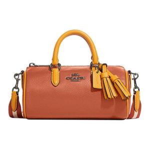 COACH Сумка через плечо из кружевной кожи коровы среднего размера с вечерним свечением