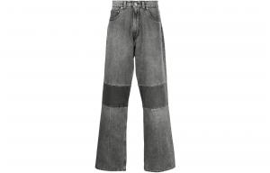 Джинсы с высокой талией и прямыми штанинами OUR LEGACY, серый