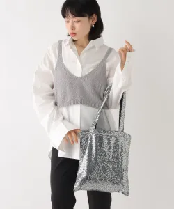 Сумка-тоут BF с пайетками Bayflow, цвет Silver 12