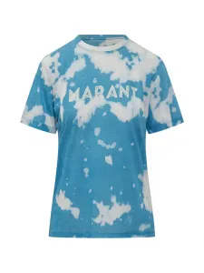 Футболка zewel с эффектом тай-дай MARANT ÉTOILE, синий