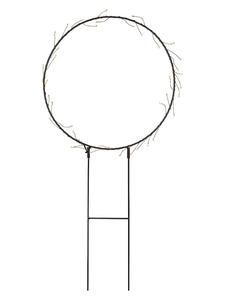 STAR Trading Светодиодная солнечная декорация «Барлуми» черного цвета - (В)60 см