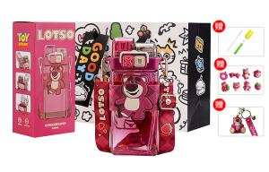 Пластиковые стаканы для воды Disney, Strawberry Bear (Cup Brush + Straw Brush + Graffiti Gift Bag + Random 3D*8 + Keychain)