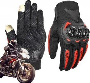 Мотоциклетные перчатки для мужчин, мотоциклетные перчатки для мужчин, велосипедные перчатки с полными пальцами, перчатки для горного велосипеда, гонок, экипировка для страйкбола, вождения, гонок, альпинизма, rot