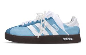 Adidas Neo Кроссовки для скейтбординга VL Court Lifestyle Ice Blue Essence с нескользящим верхом, унисекс, сине-белые