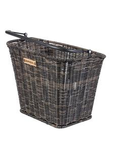 BASIL Передняя корзина на колесо "Бремен" натурального коричневого цвета