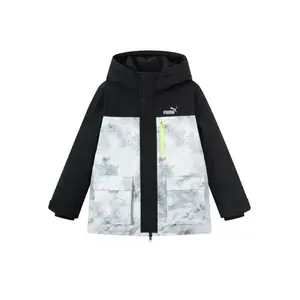 Детская пуховая куртка PUMA, черный
