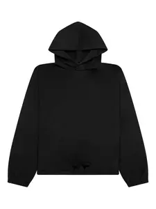 Хлопковая толстовка с капюшоном JIL SANDER, черный